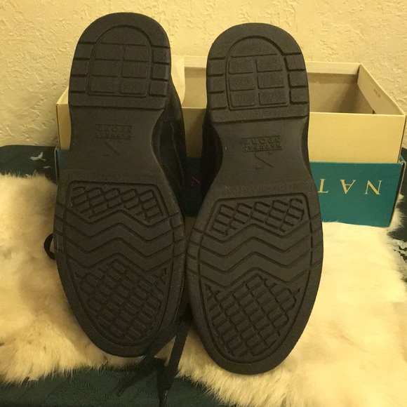 Natural Sport Leather Women’s black comfort Shoe NEW Size 5 1/2 Classic Comfort - Picture 2 of 4